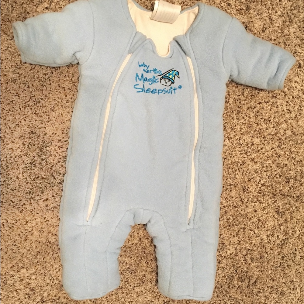 Magic Merlin Sleepsuit Small Blue